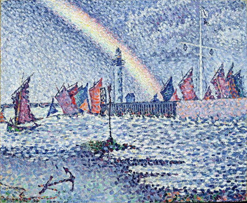 Entrance to the Port of Honfleur, Paul Signac